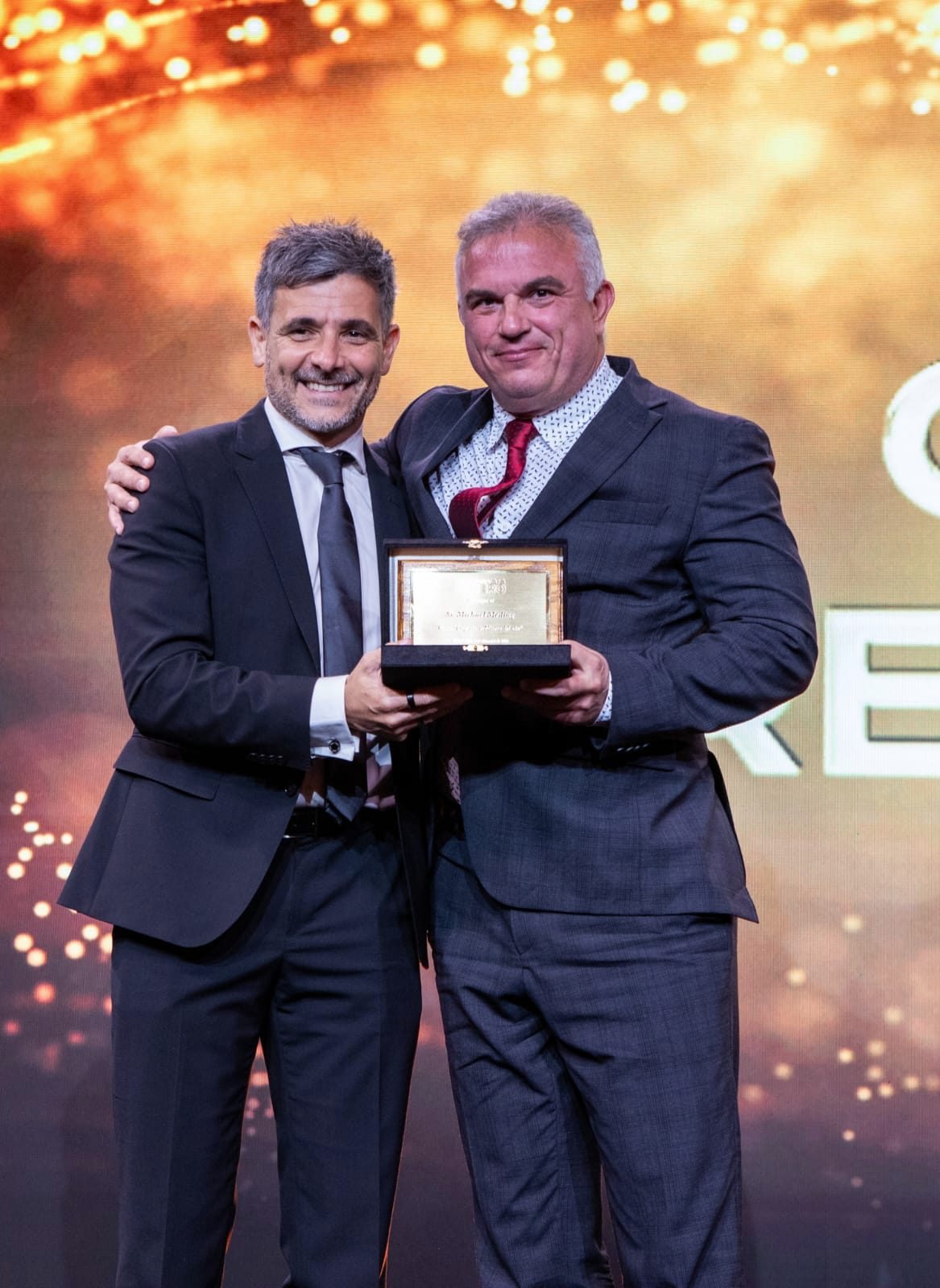 Michael Meding receiving the 2025 Mining Entrepreneur of the Year award